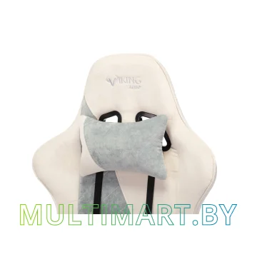 Кресло компьютерное Zombie VIKING X Fabric (белый/серо-голубой) картинка 10